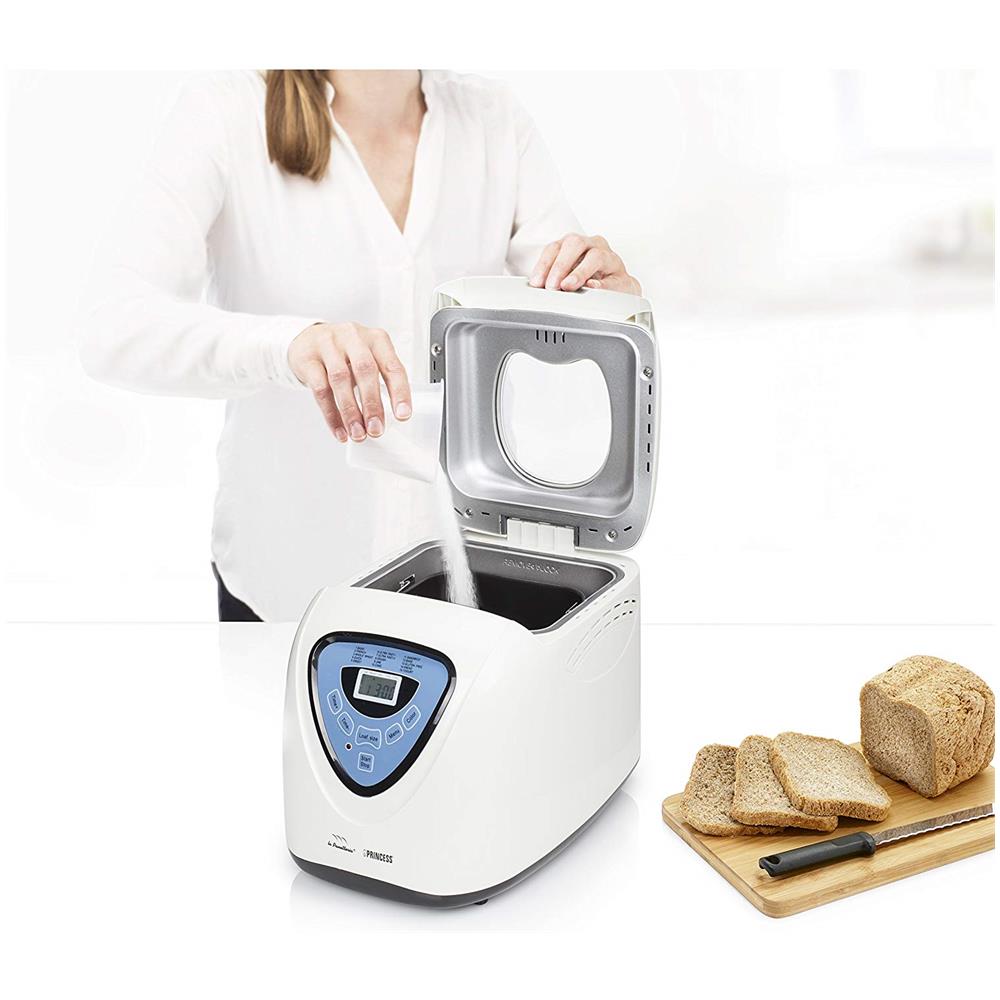 Macchina per il Pane Wake Up Capacità 900 Gr Potenza 600 Watt Colore Bianco - Foto 2