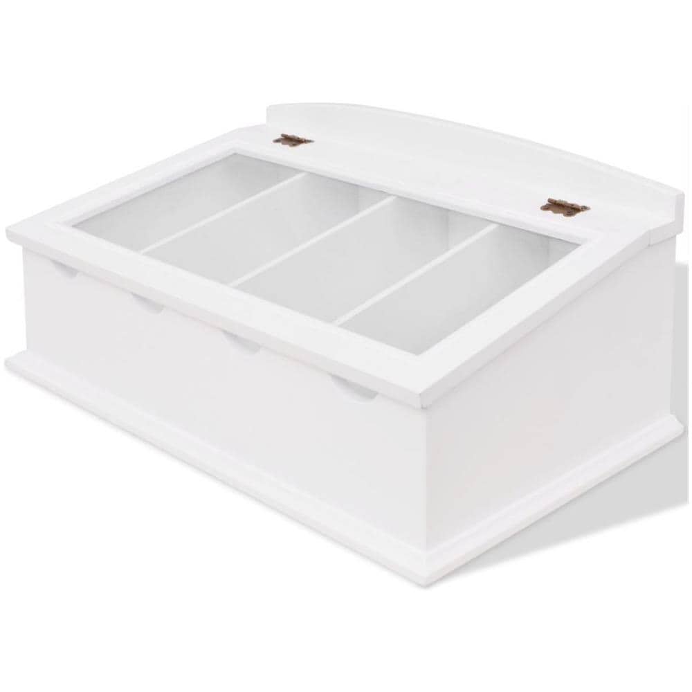 Portaposate In Mdf Bianco In Stile Barocco - Foto 1