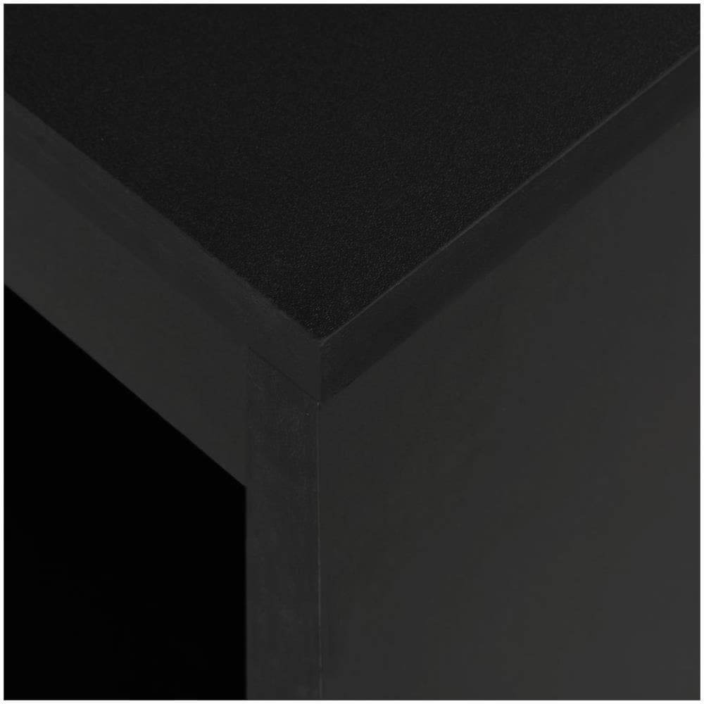 Tavolo da Bar con Ripiano Nero 110x50x103 cm - Foto 2