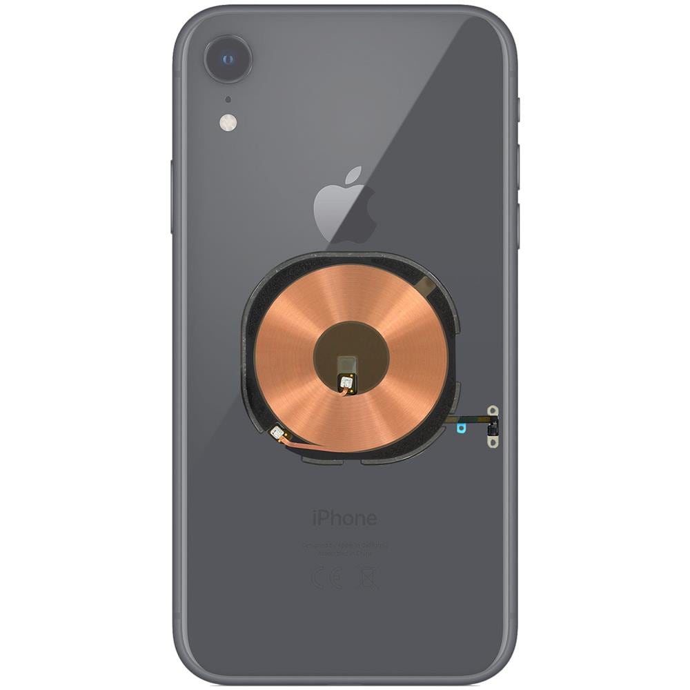 Ricevitore Ricarica Wireless Iphone Xr Connettore Pulsante Volume Nero - Foto 5