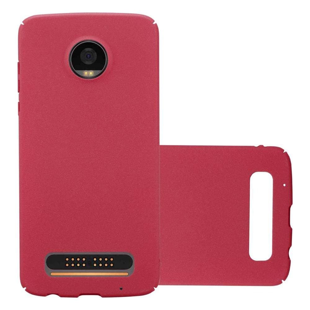 Custodia Compatibile Con Motorola Moto Z2 Play In Frosty Rosso - Hard Case Coperchio Protettivo In Frosted Look Contro I Graffi E Gli Urti - Foto 1