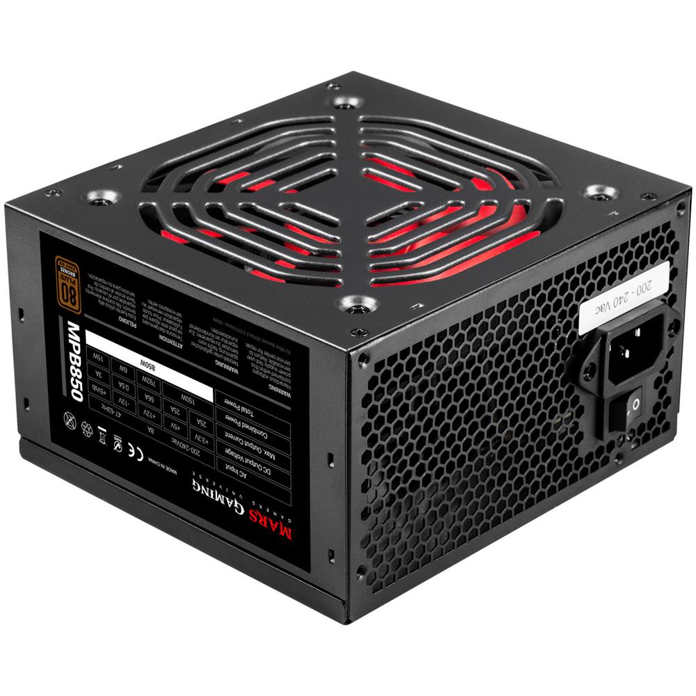 Mpb850 Alimentatore Per Computer 850 W 20+4 Pin Atx Atx Nero, Rosso - Foto 1