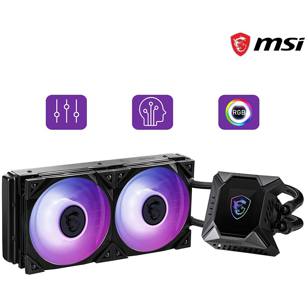 Dissipatore CPU a Liquido Coreliquid K240 per Socket LGA 1150/1151/1155/1156 / 1200 / 1366 / 2011 / 2011-v3 / 2066 e Socket AMD AM2 / AM2+ / AM3 - Foto 3