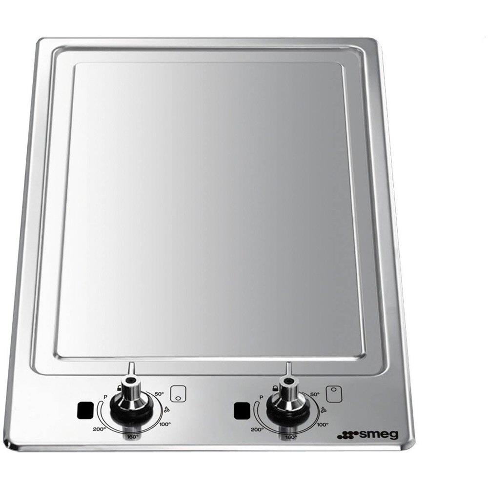 Piano Cottura PGF30T-1 Teppan Yaki Elettrico 2 Zone Cottura da 30 cm Colore Inox - Foto 1