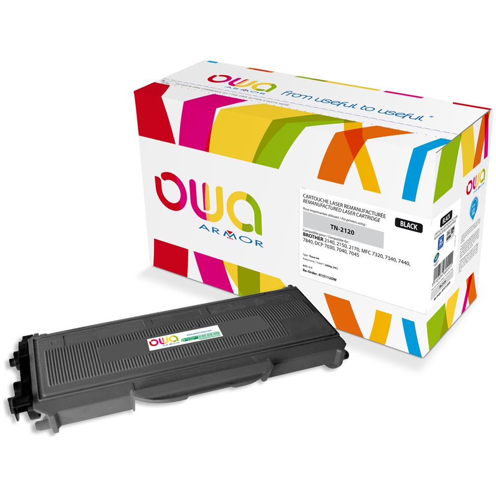 K15112OW, Nero, Laser, Brother, HL-2140, 2150, 2170, Scatola - Foto 3