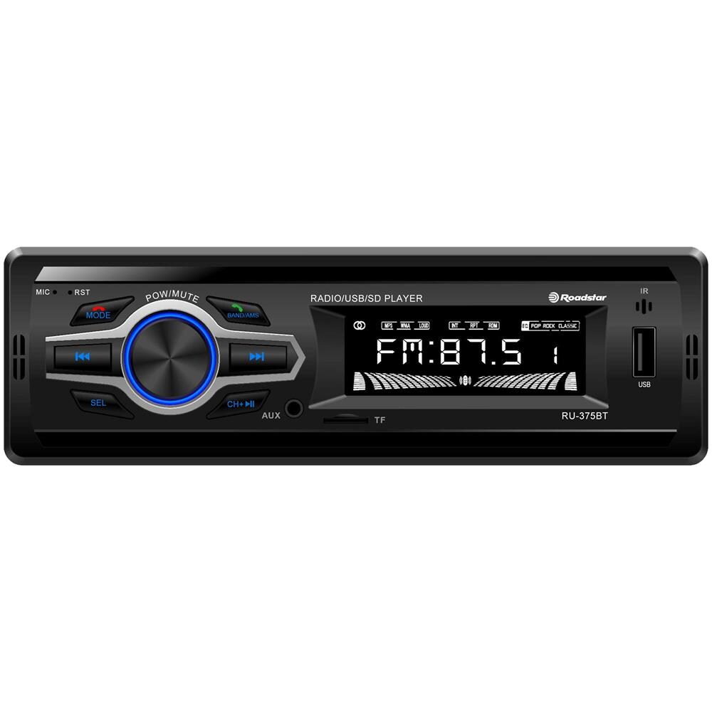 RU-375BT Ricevitore multimediale per auto Nero 72 W Bluetooth - Foto 1