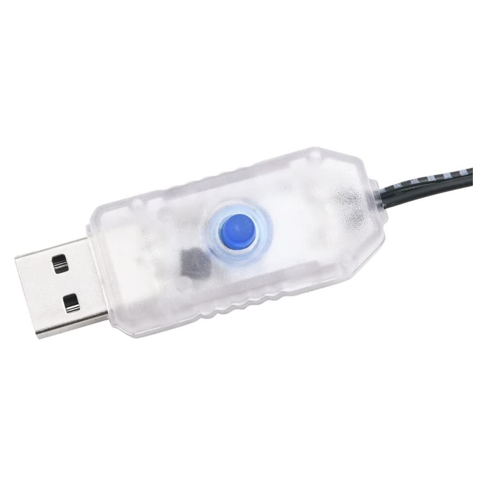 Albero di Natale a Cono 160 LED per Interni Esterni 78x120 cm - Foto 7