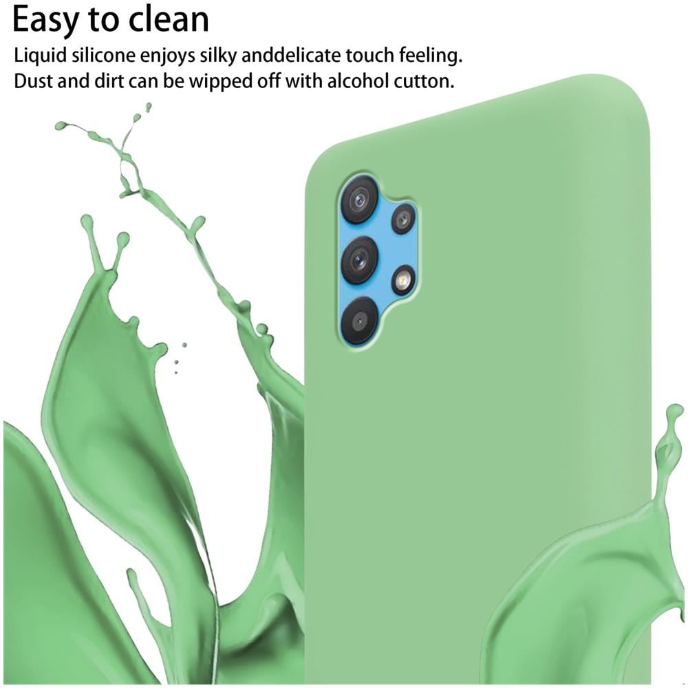 Catena Di Telefoni Cellulari Compatibile Con Samsung Galaxy A52 (4g / 5g) / A52s In Liquid Verde Chiaro - Coperchio Di Protezione In Silicone Con Cordino Regolabile In Lunghezza - Foto 2