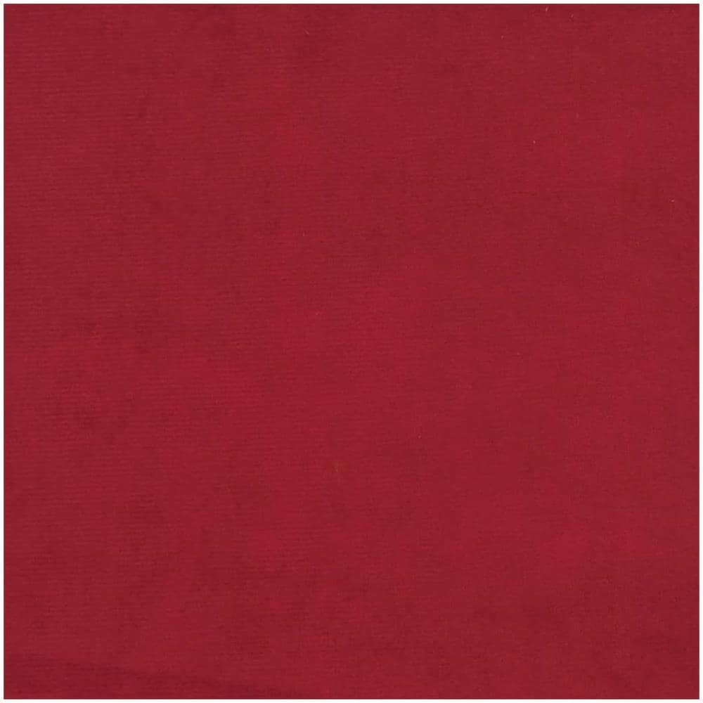 Poltrona Relax Con Poggiapiedi Rosso Vino In Velluto - Foto 2