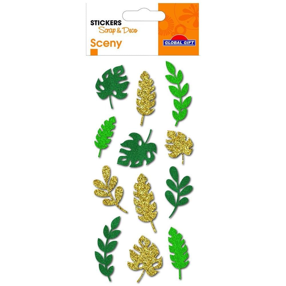 Adesivi In Rilievo Glitterati - Vegetale - Foto 1