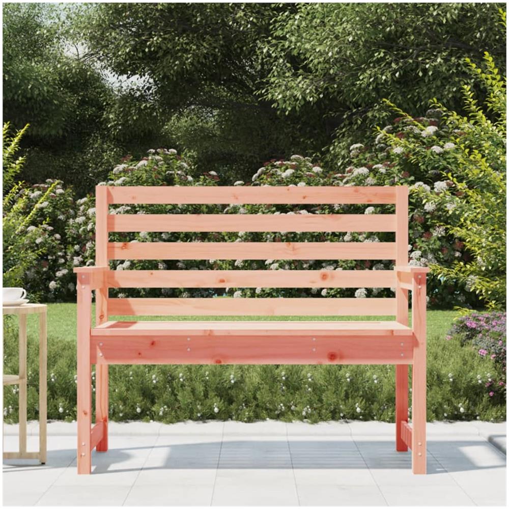 Panca da Giardino 109x48x91,5 cm in Legno Massello di Douglas - Foto 3