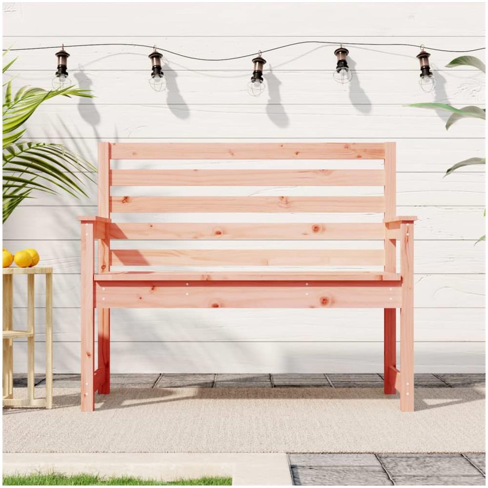 Panca da Giardino 109x48x91,5 cm in Legno Massello di Douglas - Foto 1