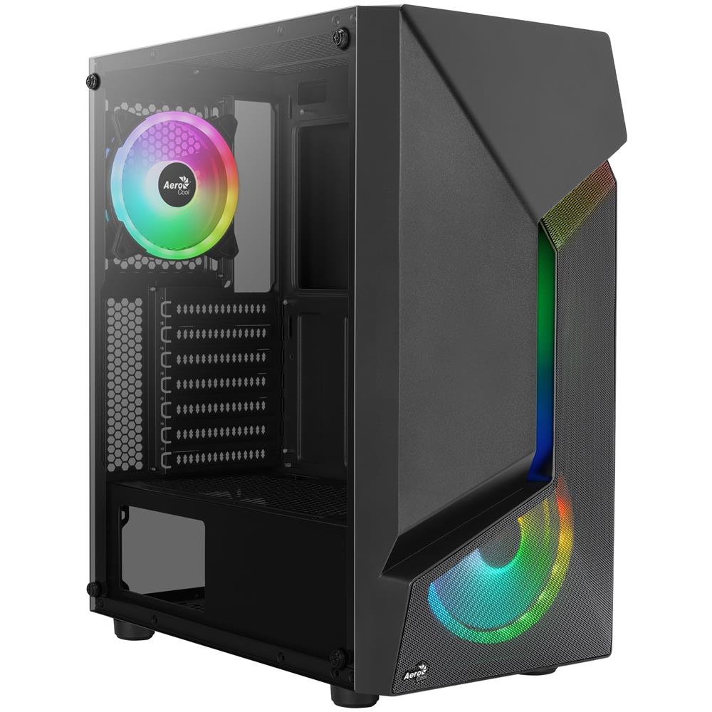 Case SCAPEBKV3 Midi Tower ATX, micro ATX, Mini-ATX 2 Porte USB 3.2 Colore Nero (Finestrato) - Foto 2