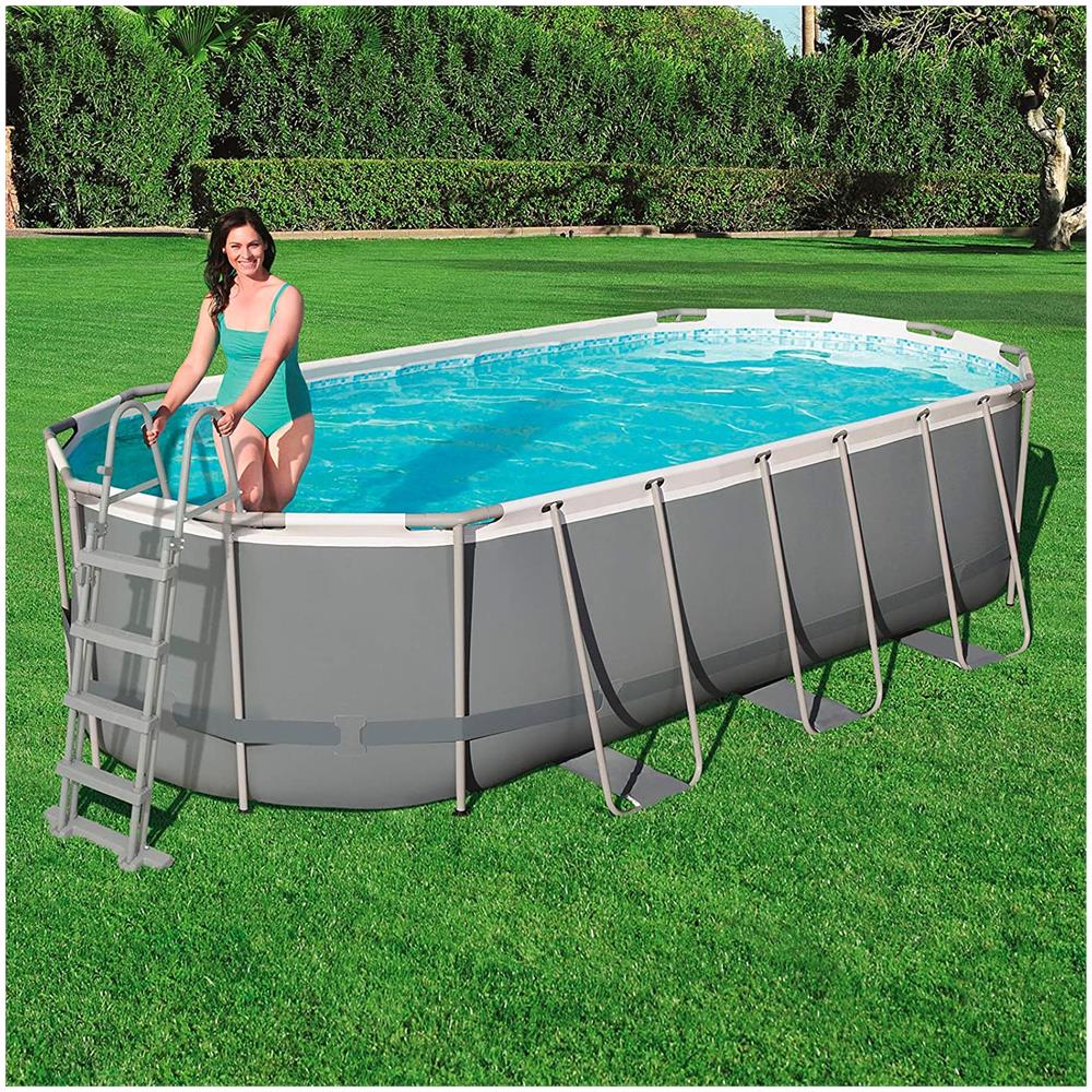58331 - Scaletta di Sicurezza 122 cm Per Piscine Fuori Terra - Foto 6