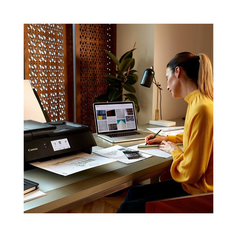 Stampante Multifunzione PixmaTS9550 Inkjet a Colori Stampa Copia Scansione A3 15 ipm (B / N) 10 ipm (a Colori) Wi-Fi Ethernet USB - Foto 5