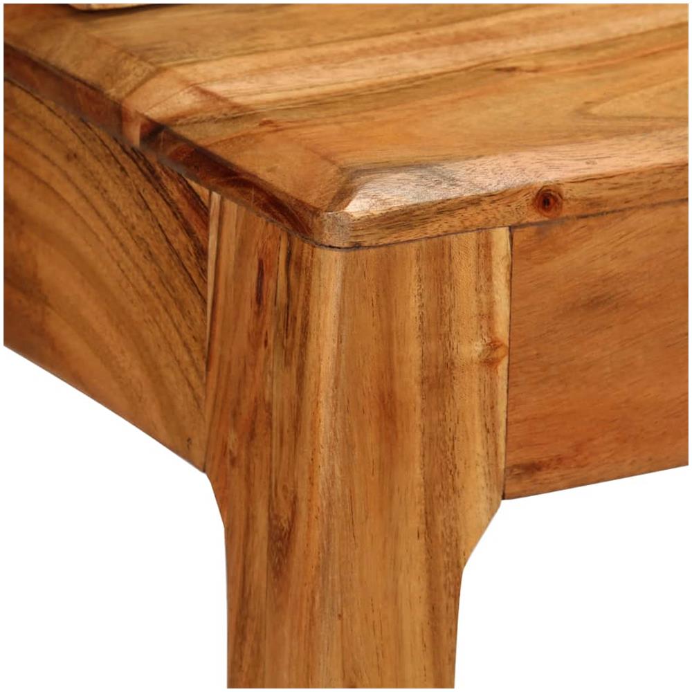 Scrivania Con Cassetti In Legno Massello 88x50x90cm - Foto 7