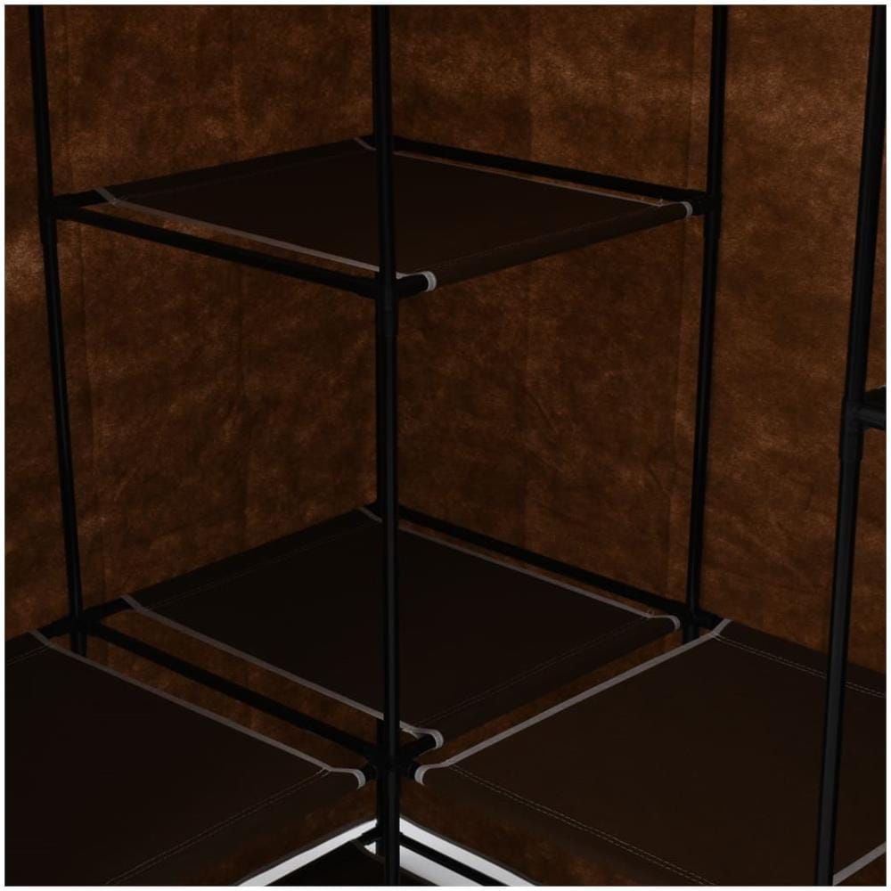 Armadio Angolare Marrone 130x87x169 Cm - Foto 2