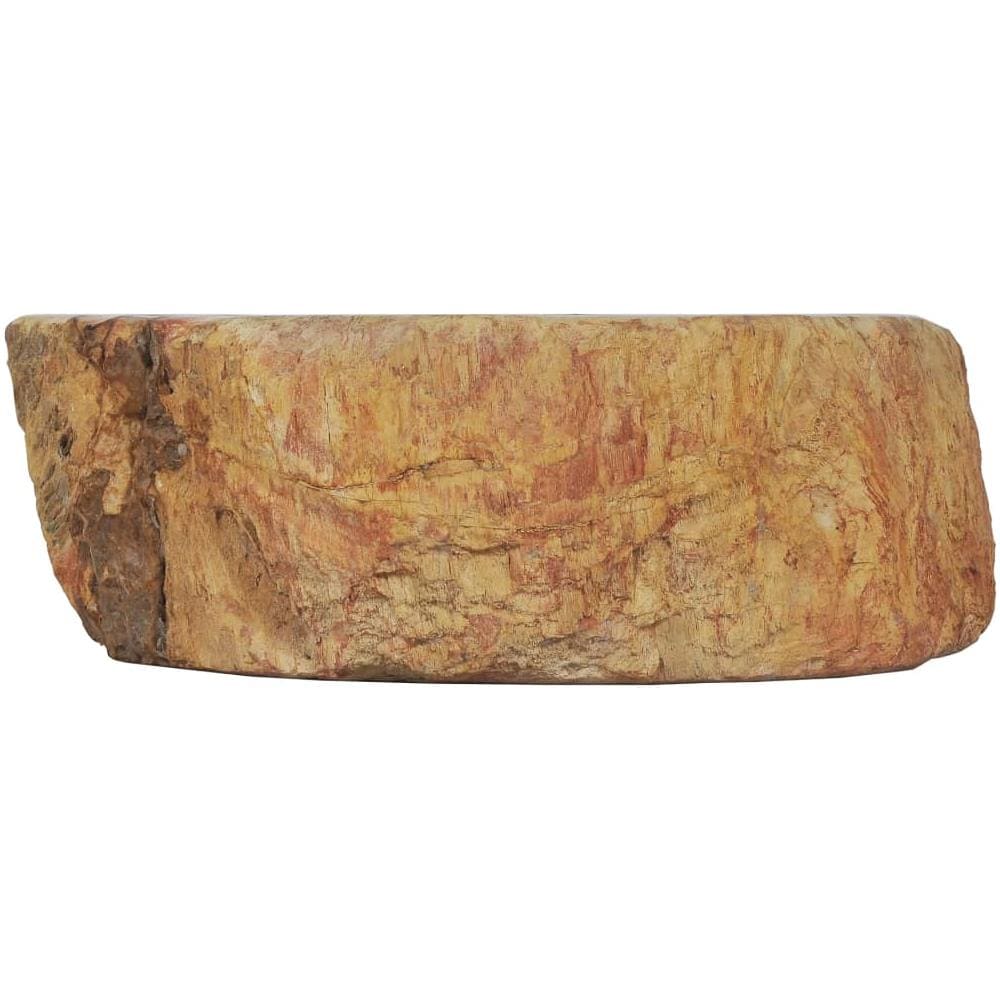 Lavandino 45x35x15 Cm In Pietra Fossile Crema - Foto 2