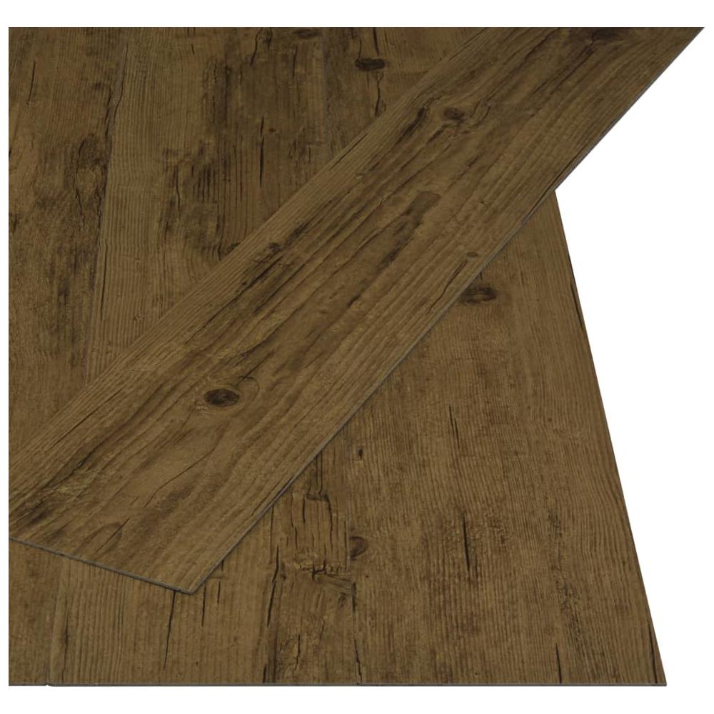 Listoni Pavimenti Autoadesivi 4,46 m² 3 mm PVC Marrone Naturale - Foto 2