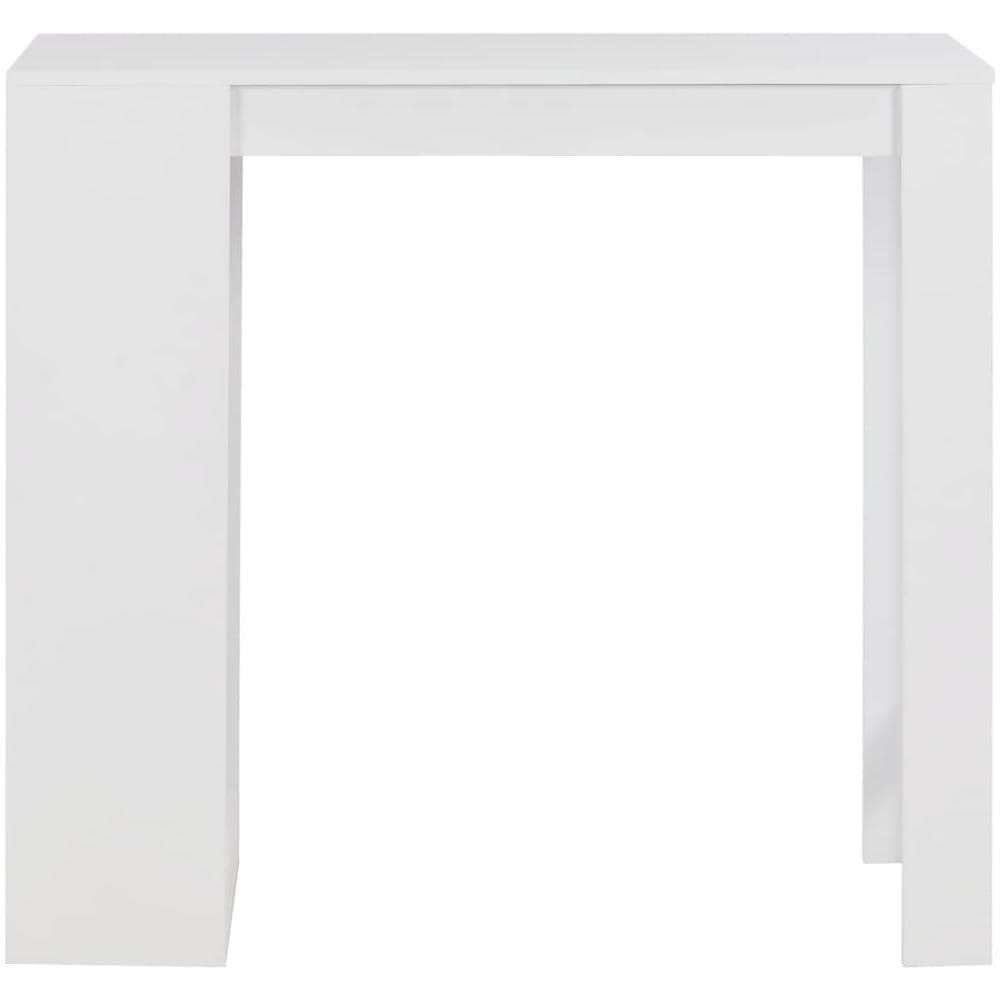Tavolo da Bar con Ripiano Bianco 110x50x103 cm - Foto 2