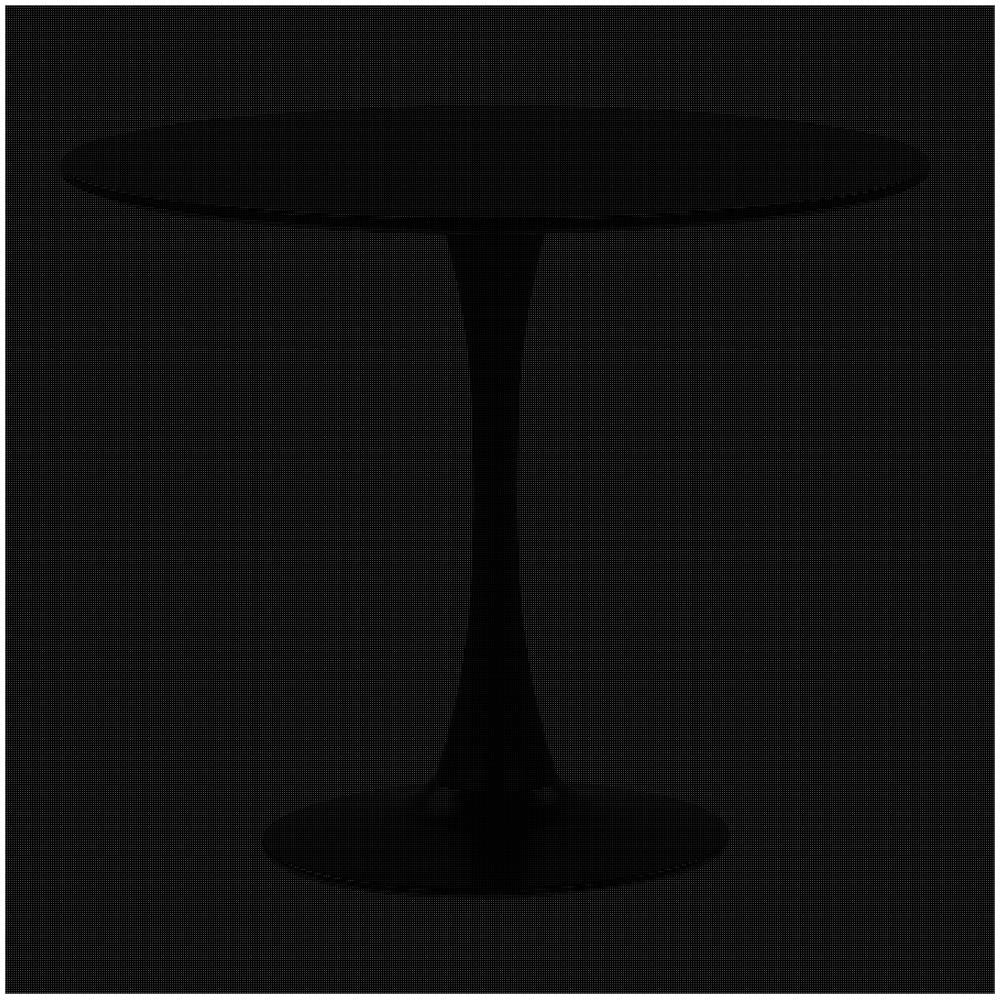 Tavolo Da Pranzo Boca Nero 90 Cm 90 Cm - Foto 1