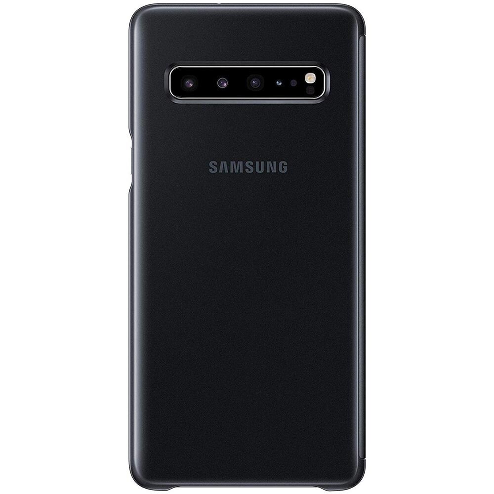 Clear View Cover Galaxy S10 5g Custodia Per Cellulare 17 Cm (6.7') Custodia A Libro Nero - Foto 2