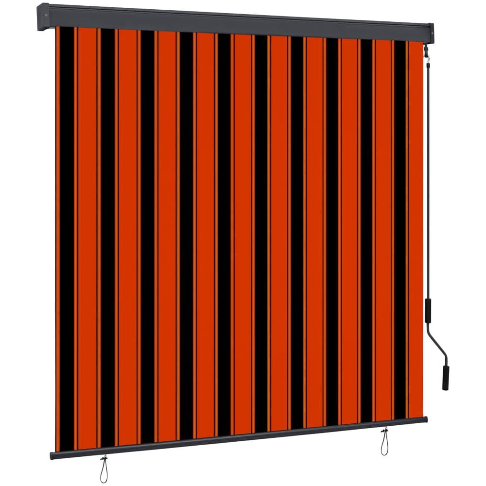 Tenda A Rullo Per Esterni 160x250 Cm Arancione E Marrone - Foto 1