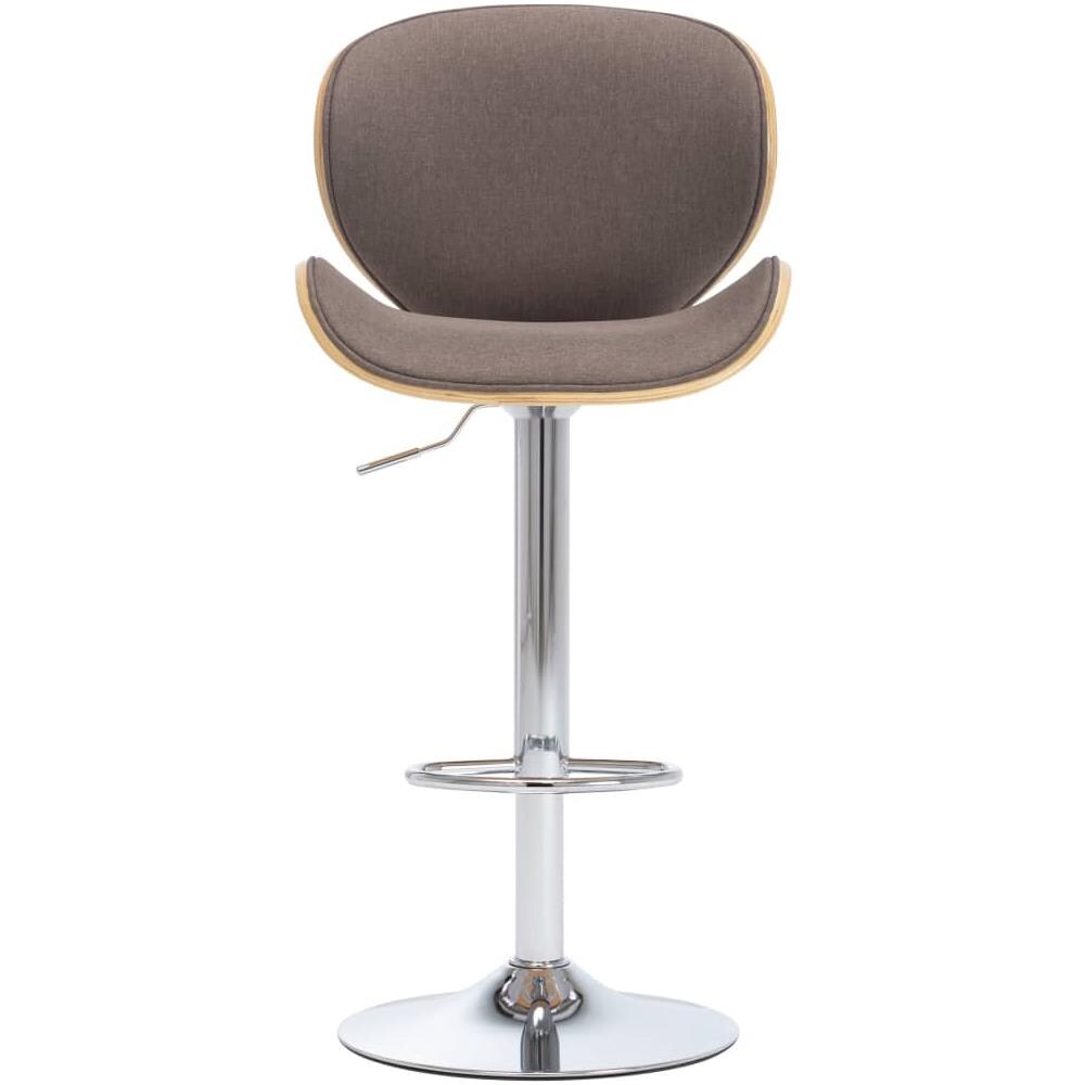 Sedia Da Bar Grigio Talpa In Tessuto - Foto 2