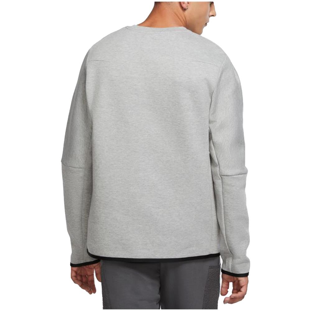 Felpa Da Uomo Girocollo Tech Fleece Grigia Taglia L Codice Cu4505-063 - Foto 2