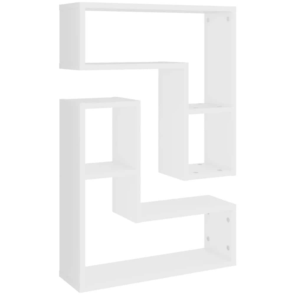 Mensole a Muro 2 pz Bianche 50x15x50 cm in Legno Multistrato - Foto 2