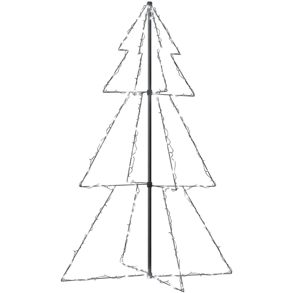 Albero di Natale a Cono 200 LED per Interni Esterni 98x150 cm - Foto 2
