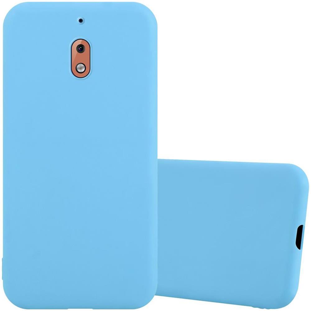 Custodia Compatibile Con Nokia 2.1 / Nokia 2 2018 In Candy Blu - Coperchio Protettivo In Silicone Tpu Flessibile - Foto 1