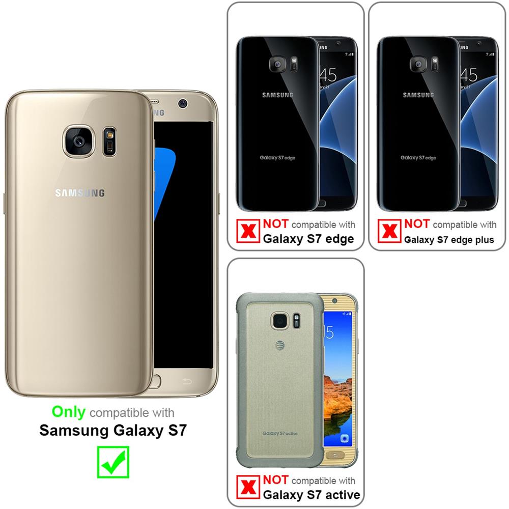 Custodia Compatibile Con Samsung Galaxy S7 In Liquid Giallo - Coperchio Protettivo In Silicone Tpu Flessibile - Foto 2