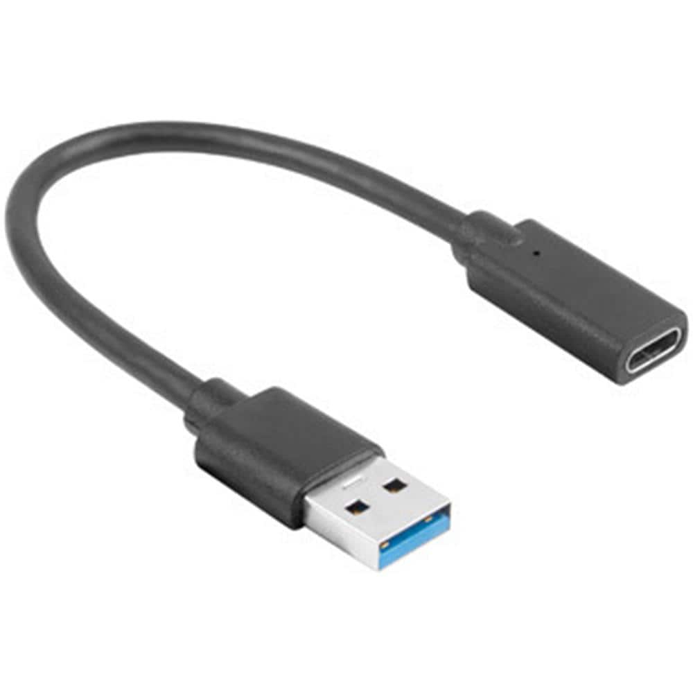Adattatore Usb-a Maschio A Usb Tipo C 3.1 Femmina 15 Cm Nero - Foto 1
