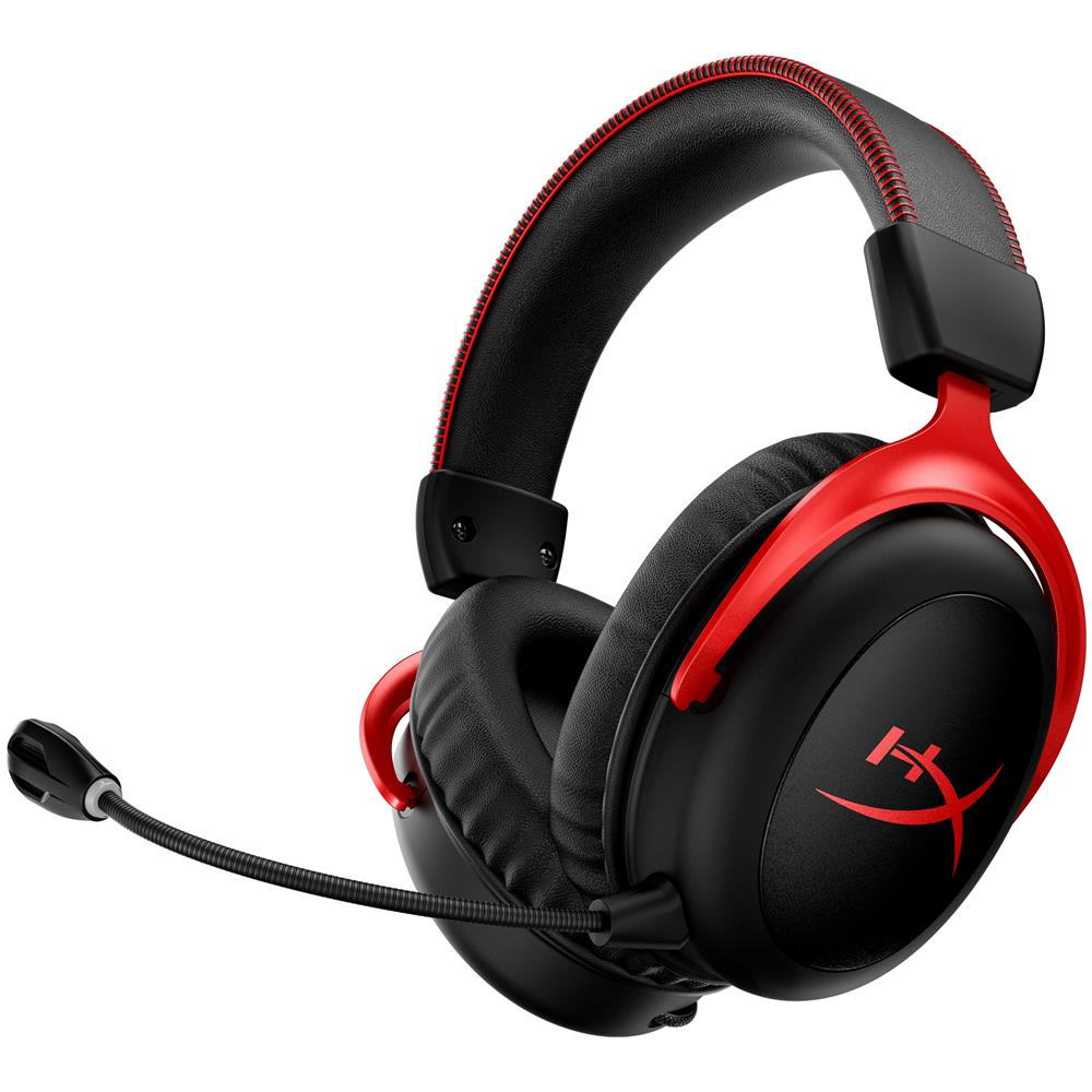 HyperX Cloud II Wireless – Cuffie da gaming (nero-rosso) - Foto 2