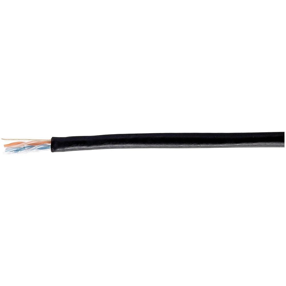 Cavo Rete - Categoria 6 - for Dispositivo di rete - 305 m - Cavo spellato - Cavo spellato - Nero, Grigio - Foto 1