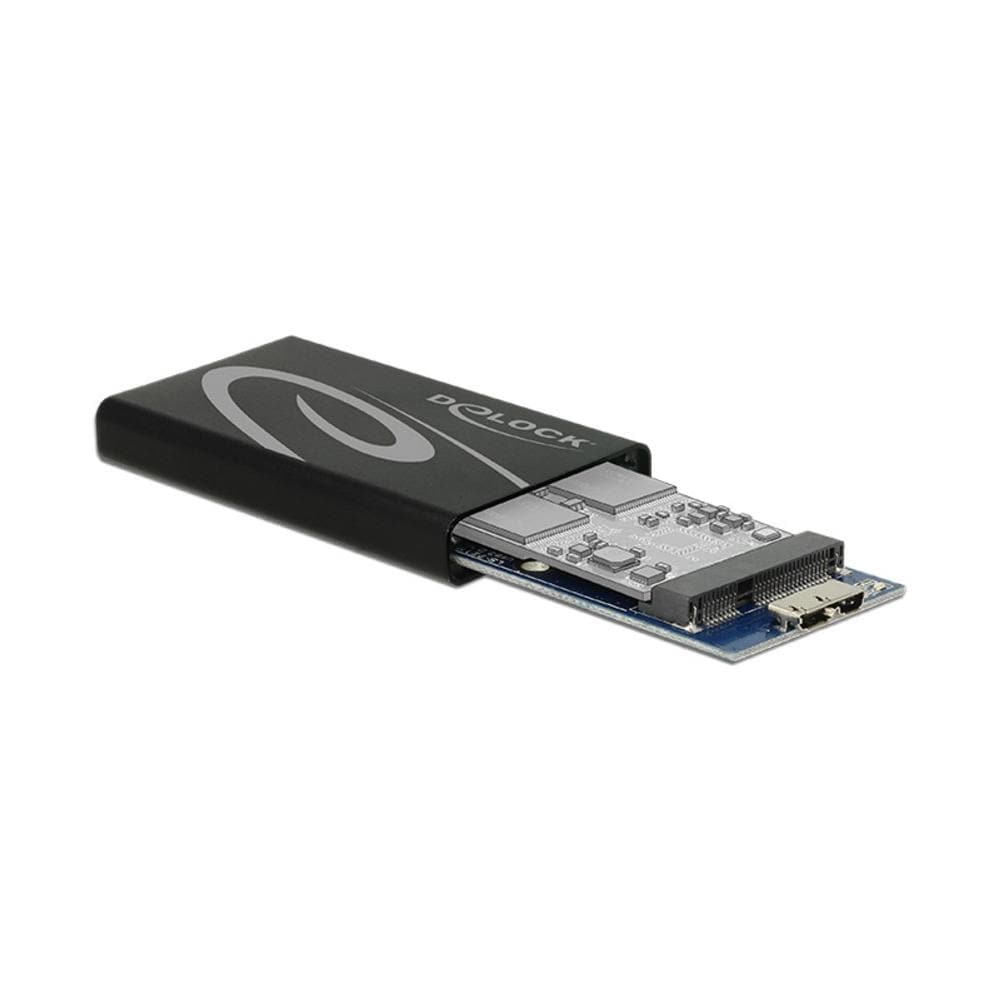 I-CASE USB3-MSATA - Box Esterno SSD da mSATA a USB 3.0 Nero - Foto 2