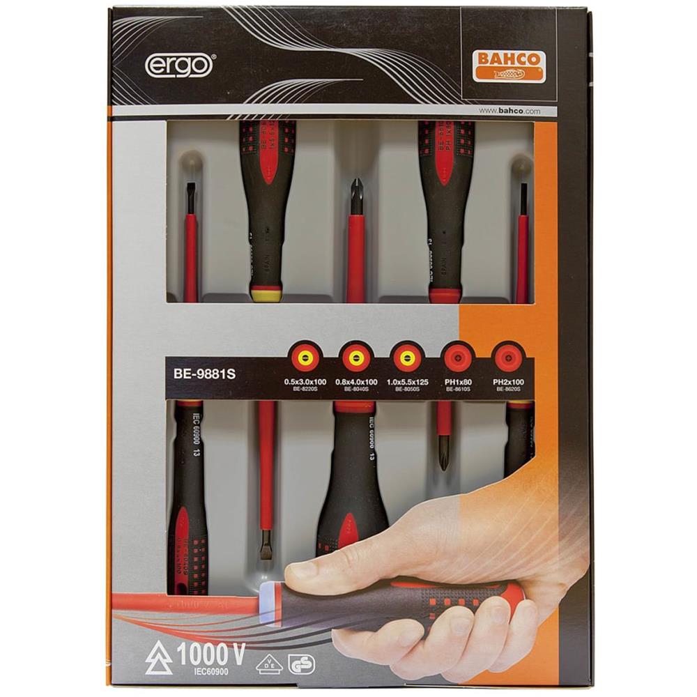 Set 5 Pz Cacciaviti Modello Ergonomico Be-9881s - Foto 2