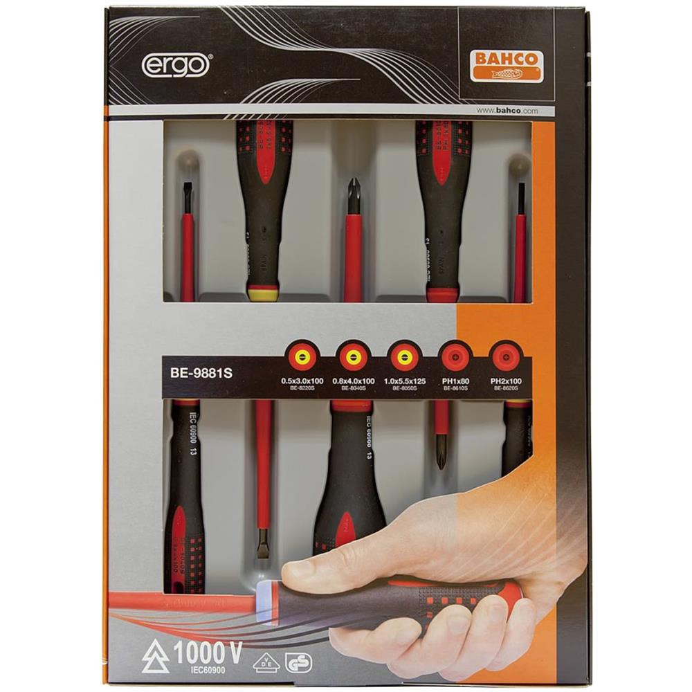 Set 5 Pz Cacciaviti Modello Ergonomico Be-9881s - Foto 3