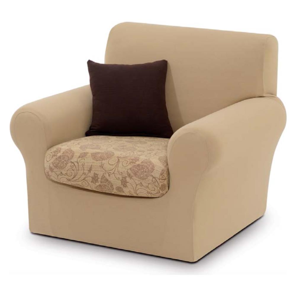 Copridivano Sofa Cover In Tinta Unita Poltrona Arancio 120 - Foto 2