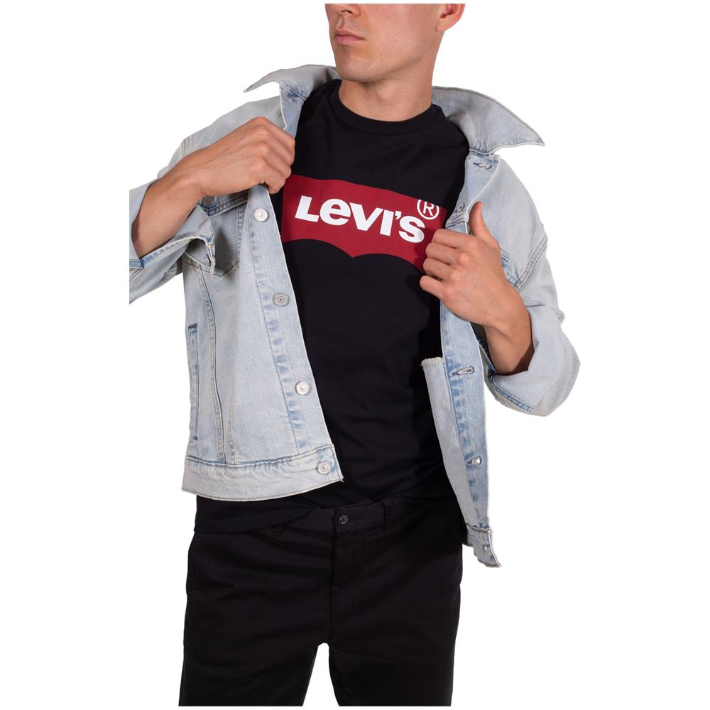 Graphic Set-in Neck Black T-shirt Uomo Taglia 3xl - Foto 2