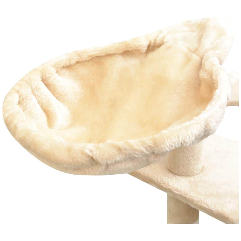 Albero Per Gatti Con Tiragraffi Sisal 150 Cm Beige - Foto 5