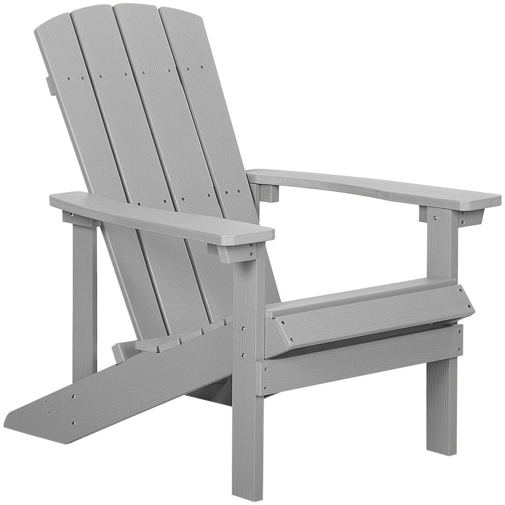 Sedia Da Giardino Grigio Chiaro Adirondack - Foto 1