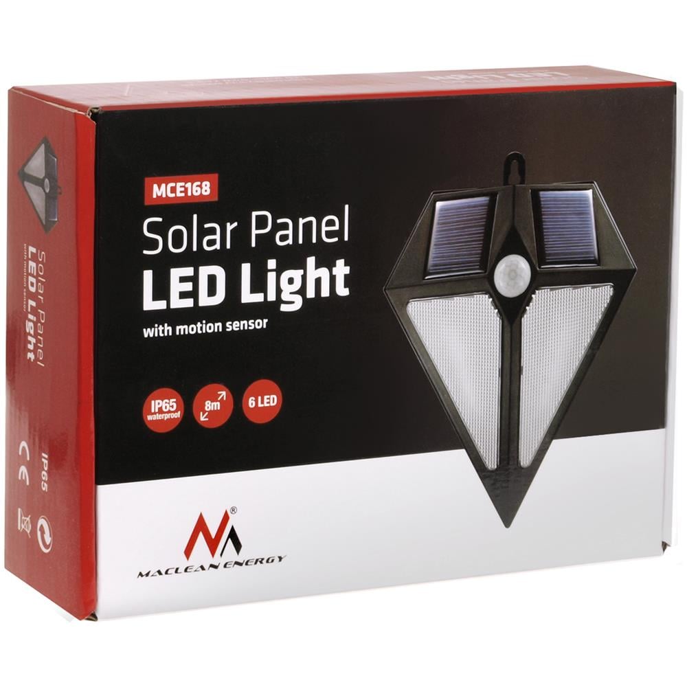 Lampada Solare Da Parete Con Senstore Di Movimento 6 Led - Foto 3