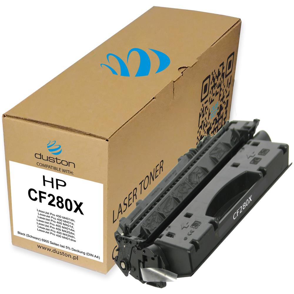 TONER - Cf280x, 80x Negro Compatible Con Hp Laserjet Pro 400 M401 Series Hp Laserjet Pro 400 M425dw - Foto 2