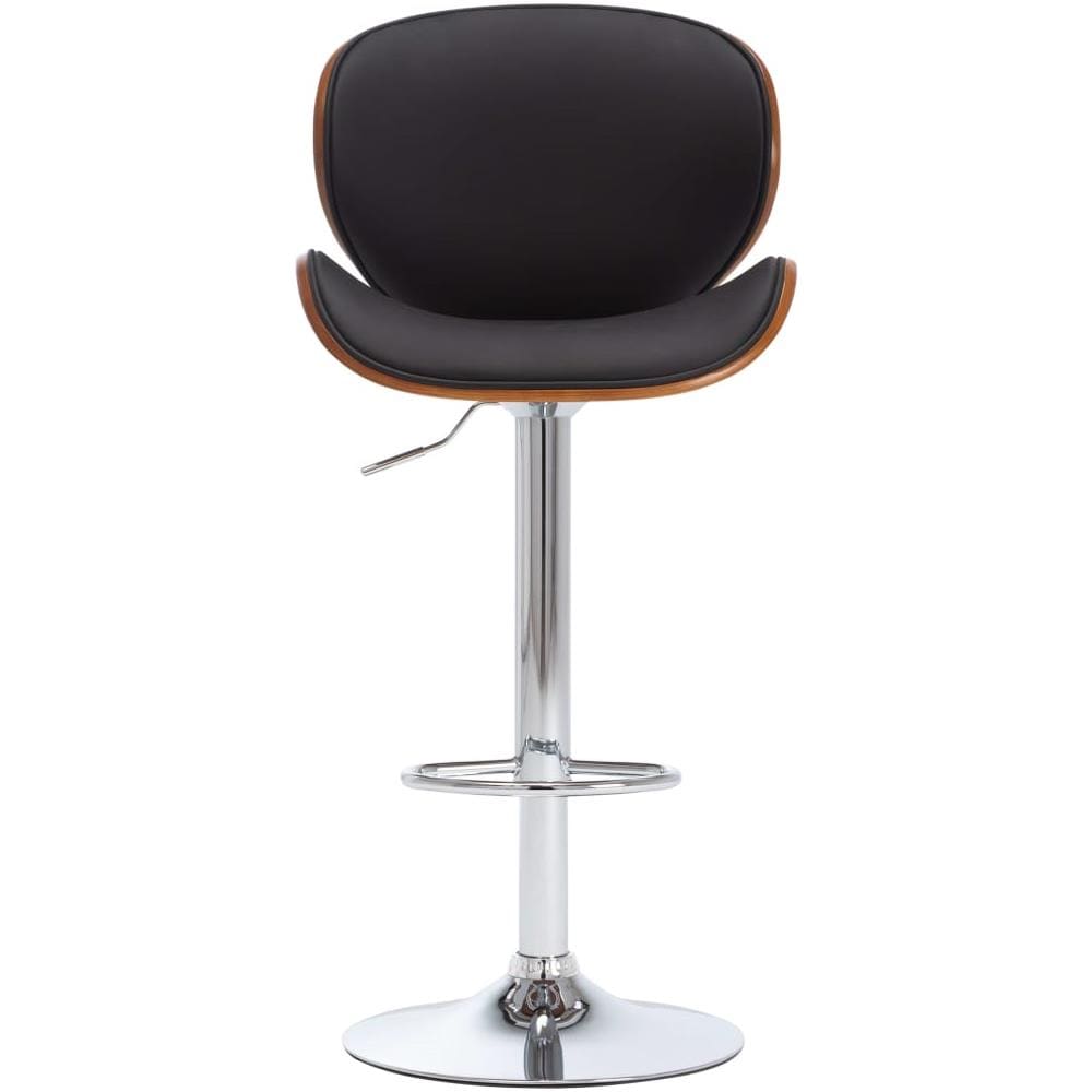 Sedia Da Bar Nera In Similpelle - Foto 2