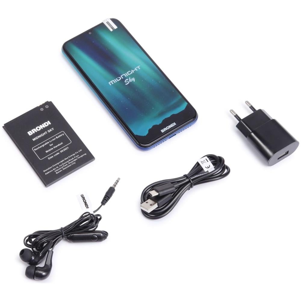 Midnight Sky 16 GB 2 GB Ram Dual Sim Display 6" HD Slot Micro SD Fotocamera 8 Mpx Android Blu, verde - Foto 5