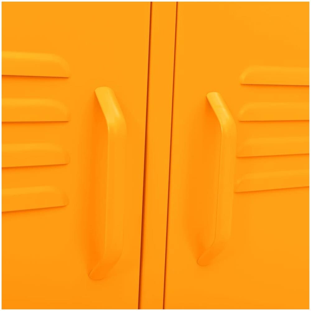 Mobile Tv Giallo Senape 105x35x50 Cm In Acciaio - Foto 3