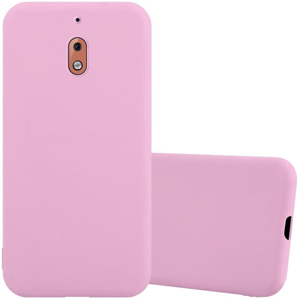Custodia Compatibile Con Nokia 2.1 / Nokia 2 2018 In Candy Rosa - Coperchio Protettivo In Silicone Tpu Flessibile - Foto 1