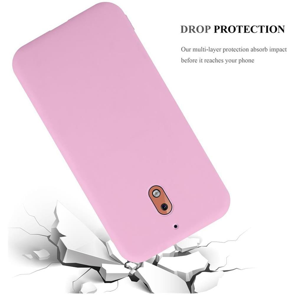 Custodia Compatibile Con Nokia 2.1 / Nokia 2 2018 In Candy Rosa - Coperchio Protettivo In Silicone Tpu Flessibile - Foto 8